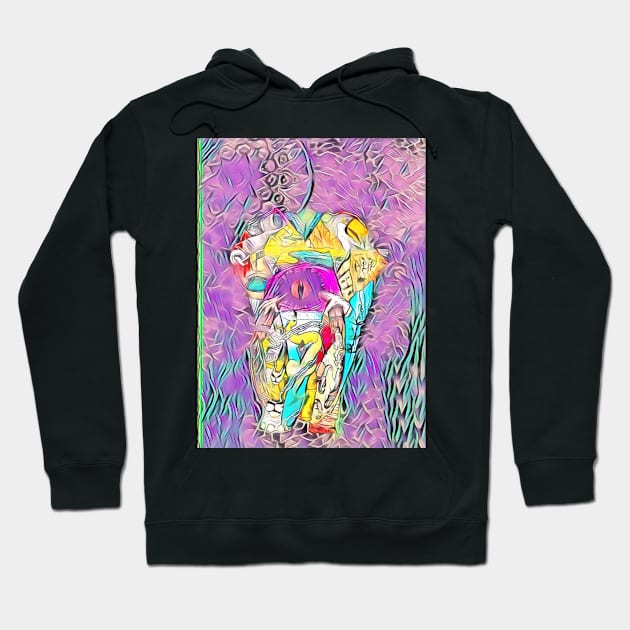 Elephant 5 Hoodie by Mr. Leon Artwork